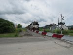 Grade crossing close up